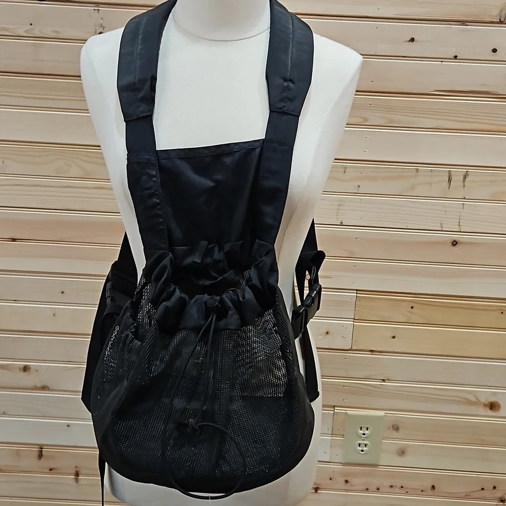 Pet Carrier Black Mesh